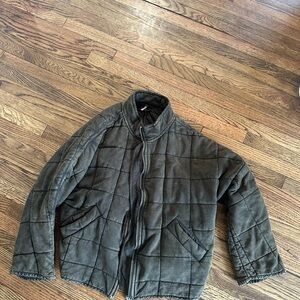 Free People Dolman Quilted Coat